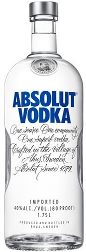 Absolut Vodka 80 Proof - (Half Bottle) / 375 ml - Marketview Liquor