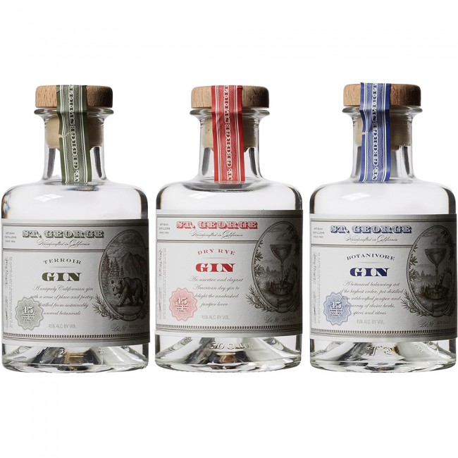 St George - Gin Combo Pack 3x200ml Bottles (200ml 3 pack)